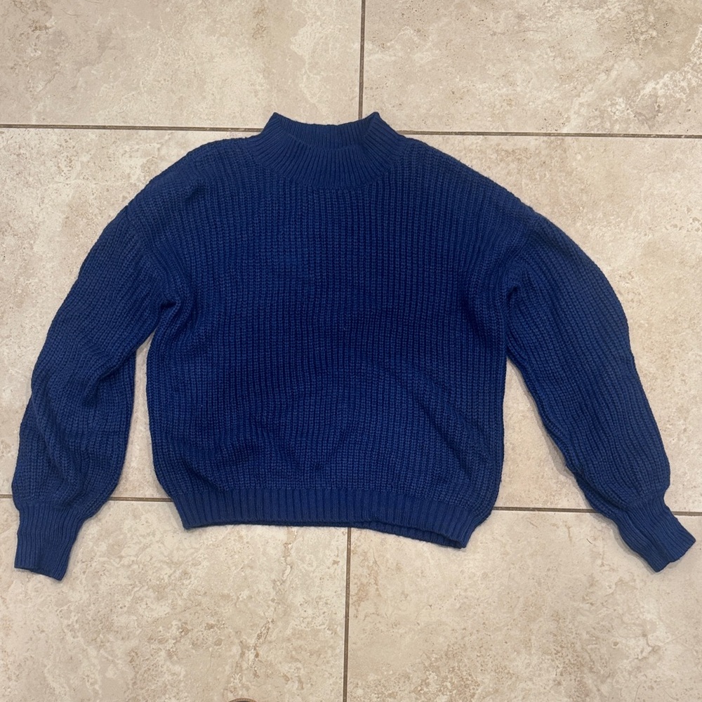 Gianni Bini Royal Blue Turtleneck Sweater